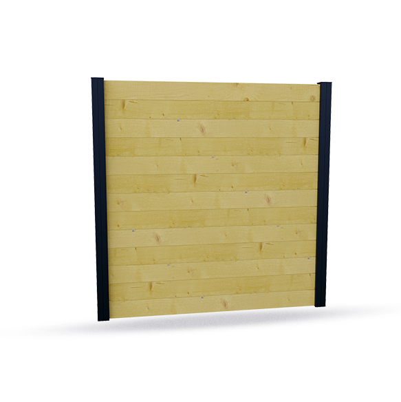 Palissades et clôtures en bois et aluminium PARANA - Deck linea